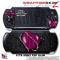Barbwire Heart Hot Pink WraptorSkinz  Decal Style Skin fits Sony PSP Slim (PSP 2000)