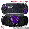 Barbwire Heart Purple WraptorSkinz  Decal Style Skin fits Sony PSP Slim (PSP 2000)