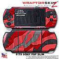 Camouflage Red WraptorSkinz  Decal Style Skin fits Sony PSP Slim (PSP 2000)