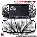 Lightning Black WraptorSkinz  Decal Style Skin fits Sony PSP Slim (PSP 2000)