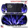 Lightning Blue WraptorSkinz  Decal Style Skin fits Sony PSP Slim (PSP 2000)