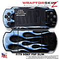 Metal Flames Blue WraptorSkinz ™ Decal Style Skin fits Sony PSP Slim (PSP 2000)