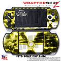 Radioactive Yellow WraptorSkinz ™ Decal Style Skin fits Sony PSP Slim (PSP 2000)