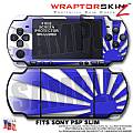 Rising Sun Blue WraptorSkinz ™ Decal Style Skin fits Sony PSP Slim (PSP 2000)
