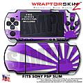 Rising Sun Purple WraptorSkinz ™ Decal Style Skin fits Sony PSP Slim (PSP 2000)