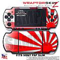 Rising Sun Red WraptorSkinz ™ Decal Style Skin fits Sony PSP Slim (PSP 2000)