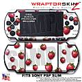 Strawberries on White WraptorSkinz ™ Decal Style Skin fits Sony PSP Slim (PSP 2000)