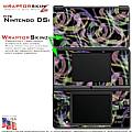 Nintendo DSi Skin - Neon Swoosh on Black Skin Kit