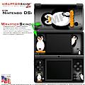 Nintendo DSi Skin - Penguins on Black Skin Kit