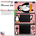 Nintendo DSi Skin - Penguins on Pink Skin Kit