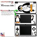 Nintendo DSi Skin - Penguins on White Skin Kit