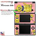 Nintendo DSi Skin - Puppy Dog on Pink Skin Kit