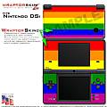 Nintendo DSi Skin - Rainbow Stripes Skin Kit