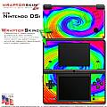 Nintendo DSi Skin - Rainbow Swirls Skin Kit