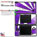 Nintendo DSi Skin - Rising Sun Purple Skin Kit