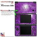 Nintendo DSi Skin - Stardust Purple Skin Kit