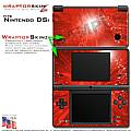 Nintendo DSi Skin - Stardust Red Skin Kit