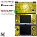 Nintendo DSi Skin - Stardust Yellow Skin Kit