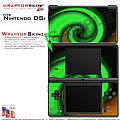 Nintendo DSi Skin - Alecias Swirl 01 Green Skin Kit