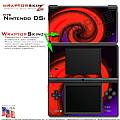 Nintendo DSi Skin - Alecias Swirl 01 Red Skin Kit
