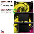 Nintendo DSi Skin - Alecias Swirl 01 Yellow Skin Kit