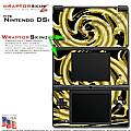 Nintendo DSi Skin - Alecias Swirl 02 Yellow Skin Kit