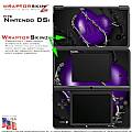Nintendo DSi Skin - Barbwire Heart Purple Skin Kit