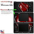 Nintendo DSi Skin - Barbwire Heart Red Skin Kit