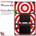 Nintendo DSi Skin - Bullseye Red on White Skin Kit