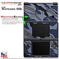 Nintendo DSi Skin - Camouflage Blue Skin Kit