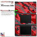 Nintendo DSi Skin - Camouflage Red Skin Kit