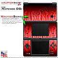 Nintendo DSi Skin - Fire Red Skin Kit