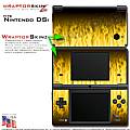 Nintendo DSi Skin - Fire Yellow Skin Kit