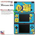 Nintendo DSi Skin - Puppy Dog on Blue Skin Kit