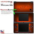 Nintendo DSi Skin - Colorburst Orange Skin Kit
