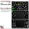 Nintendo DSi Skin - Punched Holes Black Skin Kit