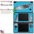 Nintendo DSi Skin - Ripped Blue Skin Kit