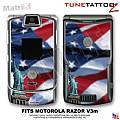 Motorola Razor (Razr) V3m Skin Ole Glory WraptorSkinz Kit by TuneTattooz