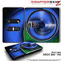 DJ Hero Skin Alecias Swirl 01 Blue fit XBOX 360 and PS3 DJ Heros