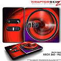 DJ Hero Skin Alecias Swirl 01 Red fit XBOX 360 and PS3 DJ Heros
