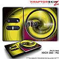 DJ Hero Skin Alecias Swirl 01 Yellow fit XBOX 360 and PS3 DJ Heros