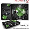 DJ Hero Skin Barbwire Heart Green fit XBOX 360 and PS3 DJ Heros