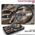 DJ Hero Skin Camouflage Brown fit XBOX 360 and PS3 DJ Heros