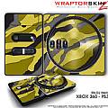 DJ Hero Skin Camouflage Yellow fit XBOX 360 and PS3 DJ Heros