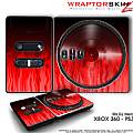 DJ Hero Skin Fire Red fit XBOX 360 and PS3 DJ Heros