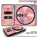 DJ Hero Skin Kearas Flowers on Pink fit XBOX 360 and PS3 DJ Heros