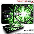 DJ Hero Skin Lightning Green fit XBOX 360 and PS3 DJ Heros