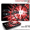DJ Hero Skin Lightning Red fit XBOX 360 and PS3 DJ Heros