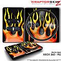 DJ Hero Skin Metal Flames fit XBOX 360 and PS3 DJ Heros