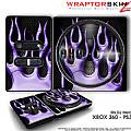 DJ Hero Skin Metal Flames Purple fit XBOX 360 and PS3 DJ Heros